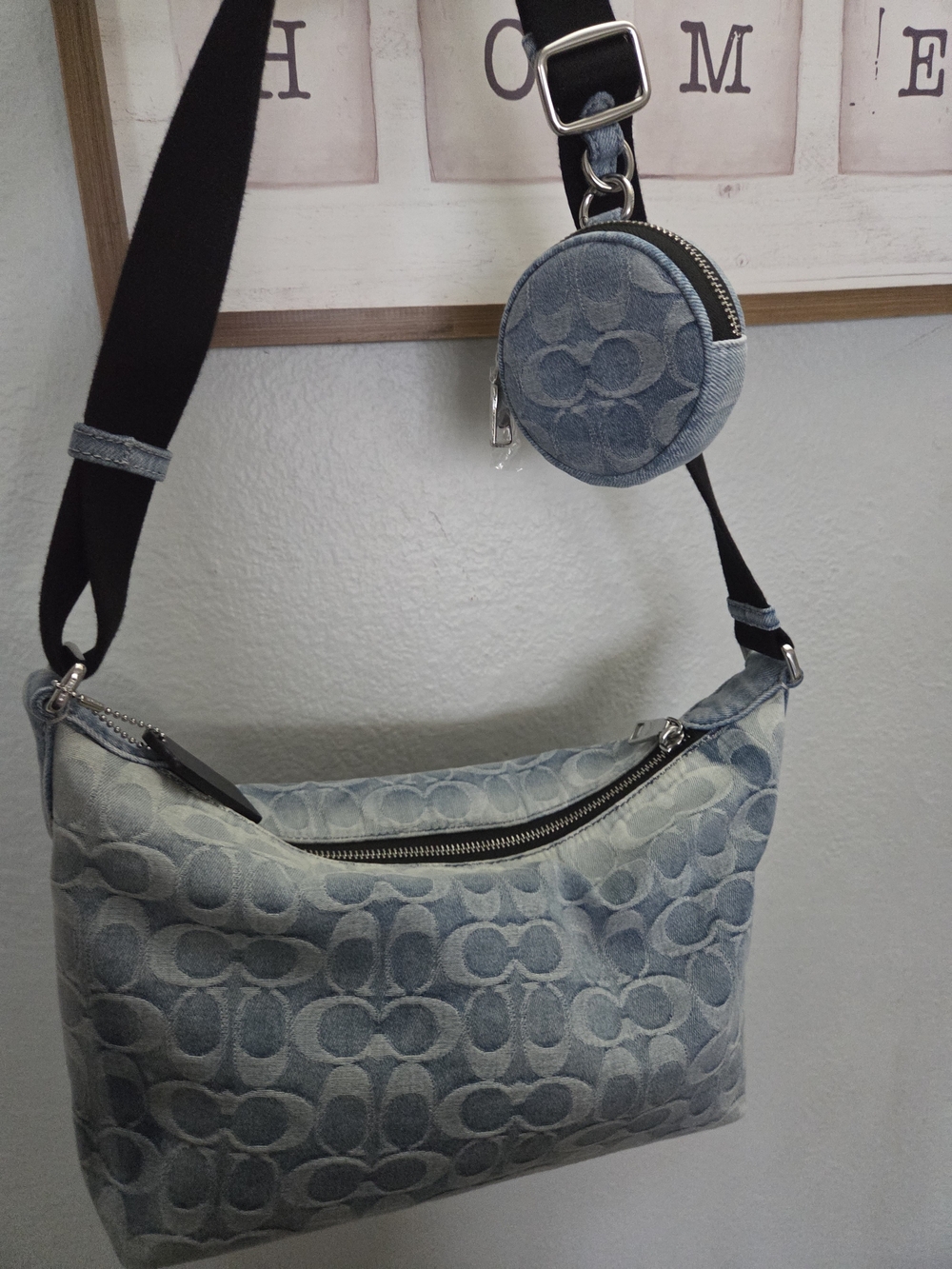 Small Finn Crossbody
With Pouch In Loved Signature Denim